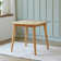 Emalie 29.5" Square Solid Wood Dining Table