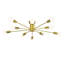 Pimlin 10-Light Baton Style Semi-Flush Mount Ceiling Lamp-2055576643
