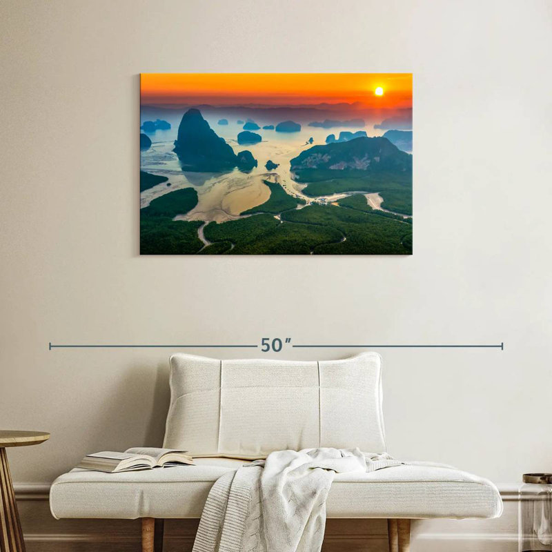 Kavia Phang Nga Bay Sunrise, 24" H x 36" W