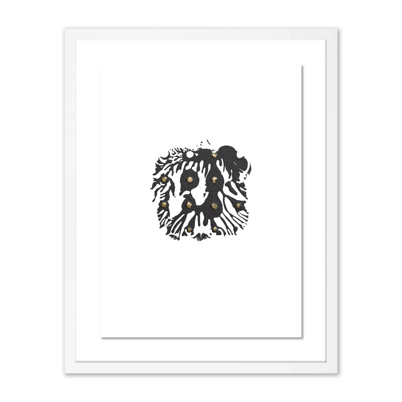 Gray Golden Imprint Print by Anne Mersmann, White, 24" H x 19" W x 1.5" D