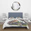 Ensemble de housse de couette traditionnel Vintage Birds I - microfibre de polyester-66393512
