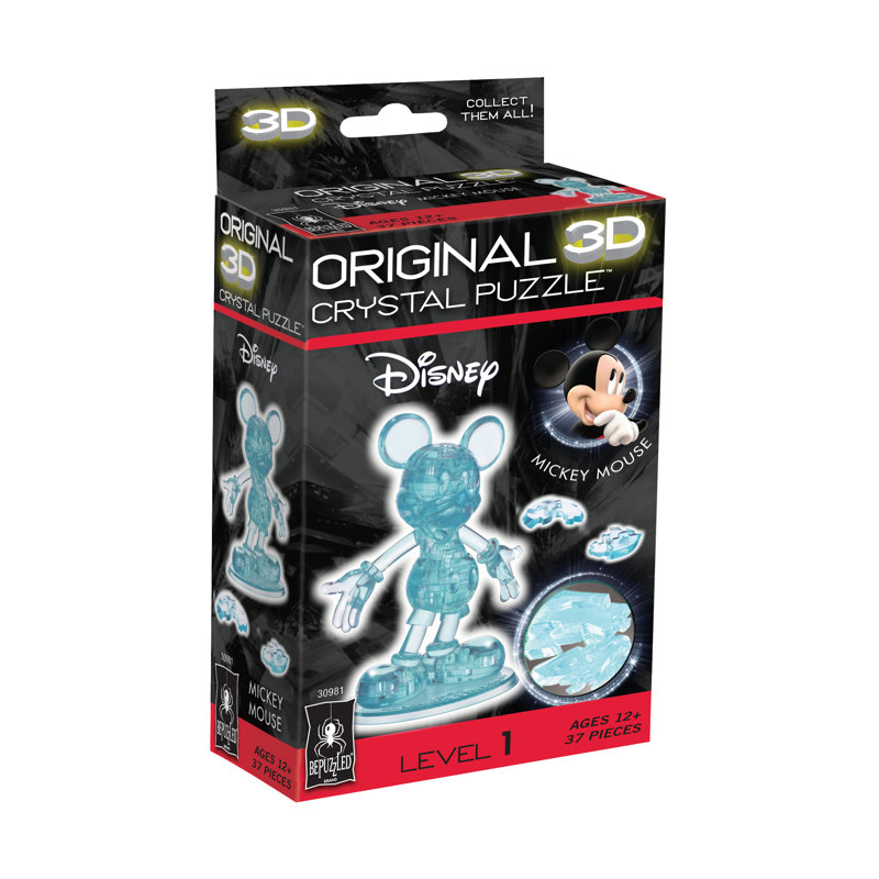 Casse-tête en cristal 3D Disney Mickey Mouse, Vert