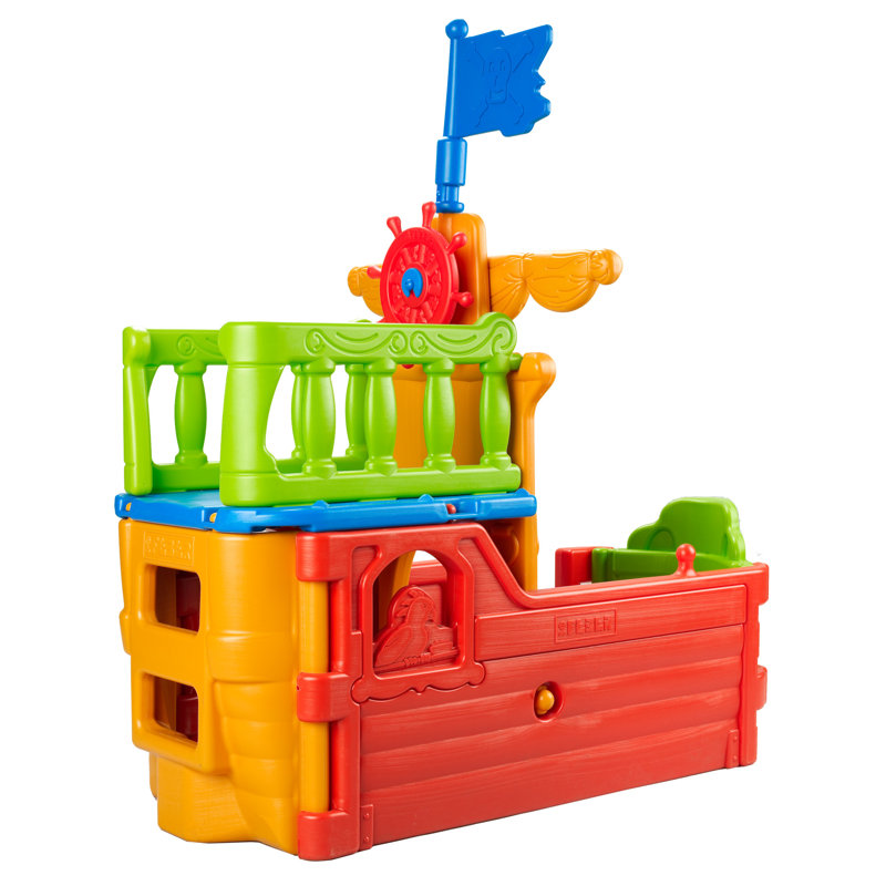 Bateau d'aventurier ECR4Kids, structure de jeu, assorti