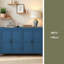 Buffet de rangement 4 portes avec tablettes réglables et poignées rétro Atimon-1566203322