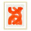 «Orange Strokes Print» par Haniff-129155876-129155866-129155877