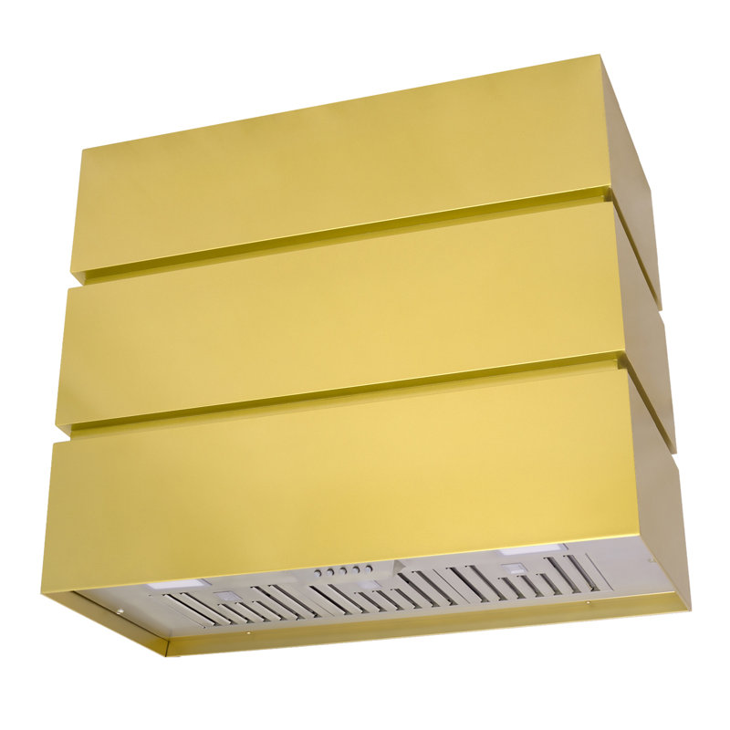 Boîte de rangement murale 600 pi³ / min 600 pi³ / min, H 30 po x l 36 po x P 14 po, Or mat
