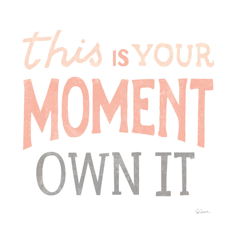 This Moment - rose, H 30 po x l 30 po, Oui, Cadre simple érable érable