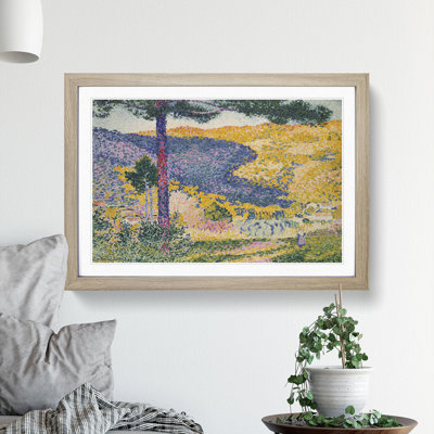 Valley with Fir by Henri-Edmond Cross - Picture Frame Painting