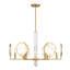  Lustre à 6 lumières en laiton chaud Leighton-1097859510-1097859504