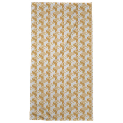 Serviette de bain à motif de gratte-ciels classiques