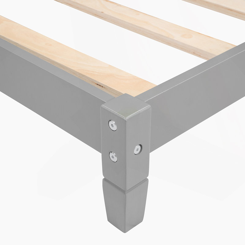 Lit de jour / canapé en bois polyvalent et confortable pour une utilisation polyvalente dans les intérieurs élégants, Gris