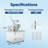 300w Electric Countertop Snow Cone Machine