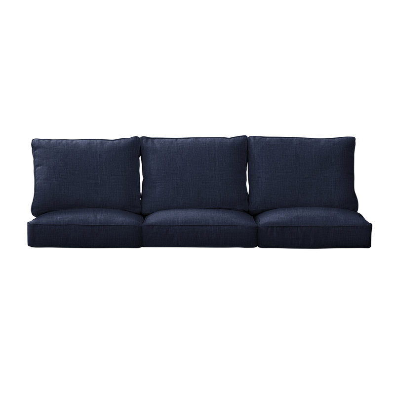 Ensemble de coussins d'extérieur, Richloom - Rave indigo, L 23 po x P 27 po x H 5 po