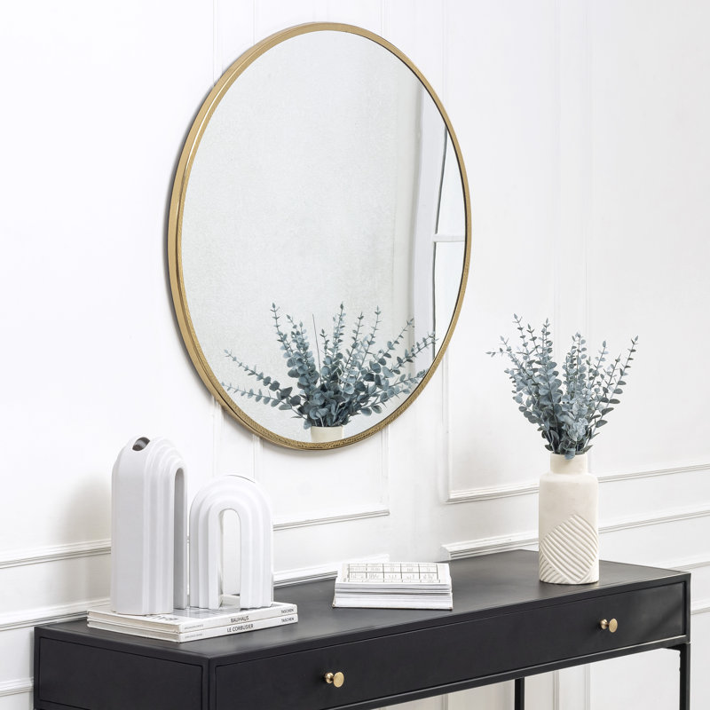Miroir mural Adelina, Argent argent