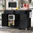 53.5'' Farmhouse Kitchen Island with Power & Internal Storage-2016704681