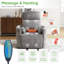 Fauteuil inclinable électrique avec massage et chaleur Veya-1677746770