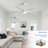 Damecia 52'' Ceiling Fan with LED Lights-297176344