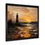 Phare au coucher du soleil, balise II - art mural Coastal Sunset-250964471-250964470