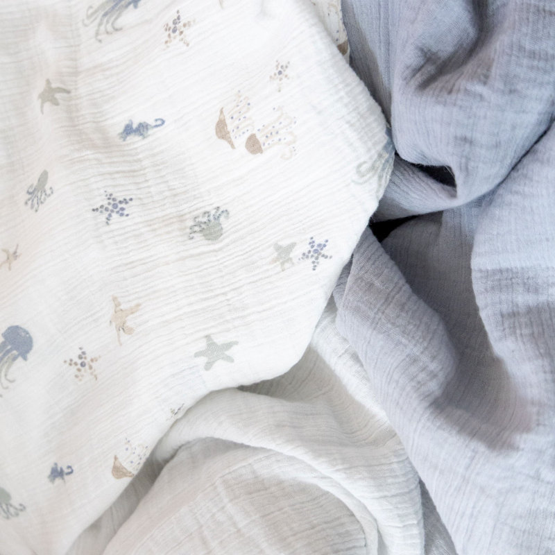 Cove 3-pc. Swaddle Set (sea Life)