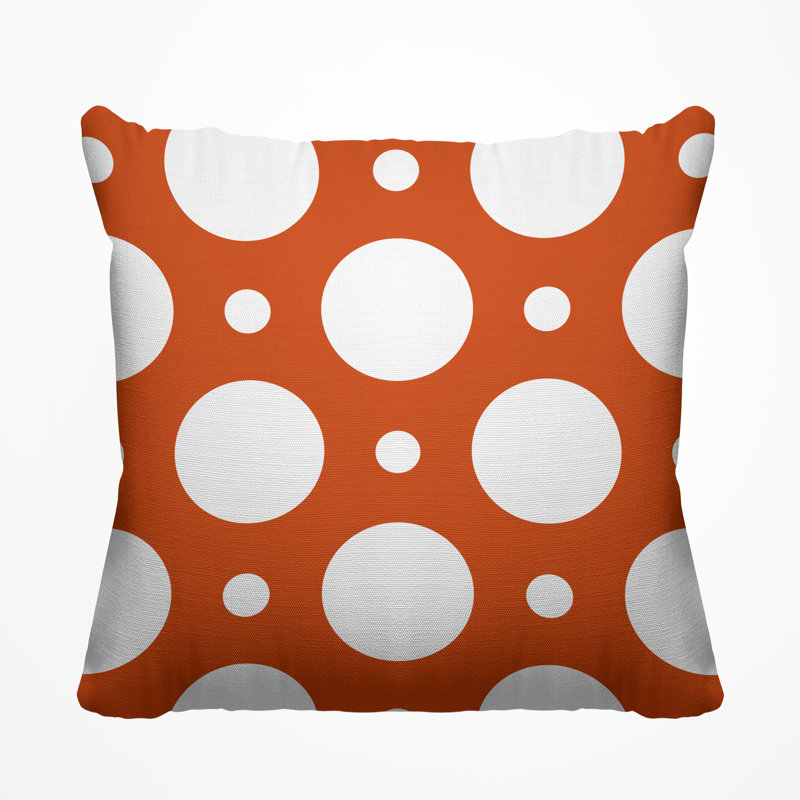 Housse et insert de coussin extérieur carré Fisk, H 15 po x l 15 po, Orange brûlé