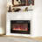 Modern 30-Inch Electric Fireplace With Remote