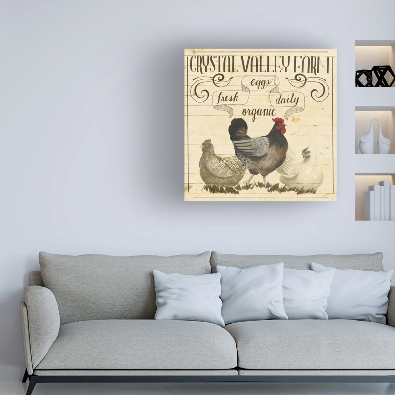Art sur toile Grace Popp «Animal Farm Collection II», H 14 po x l 14 po
