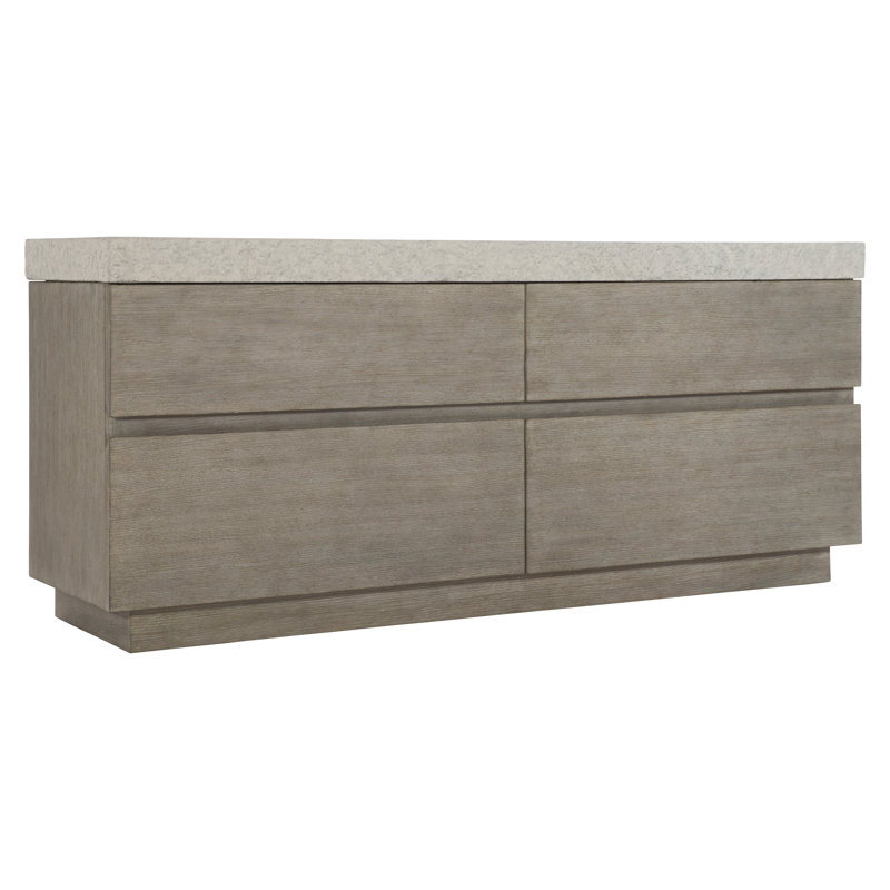 Ritter Solid Wood 72.25'' W 4 - Drawer Dresser