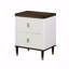 Table de chevet 2 tiroirs avec port USB