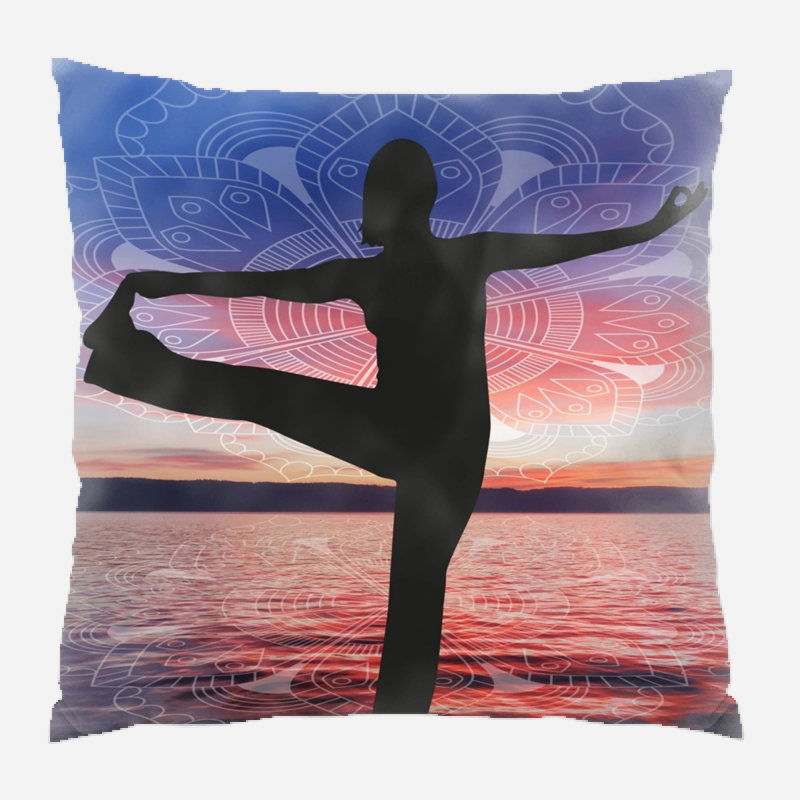 Microsuede Reversible Throw Pillow