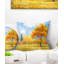 Yellow Trees - Landscape Printed Pillow-31478690-31478694