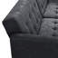 Canapé-lit gris foncé avec canapé-lit gris réglable et confortable-1016708225
