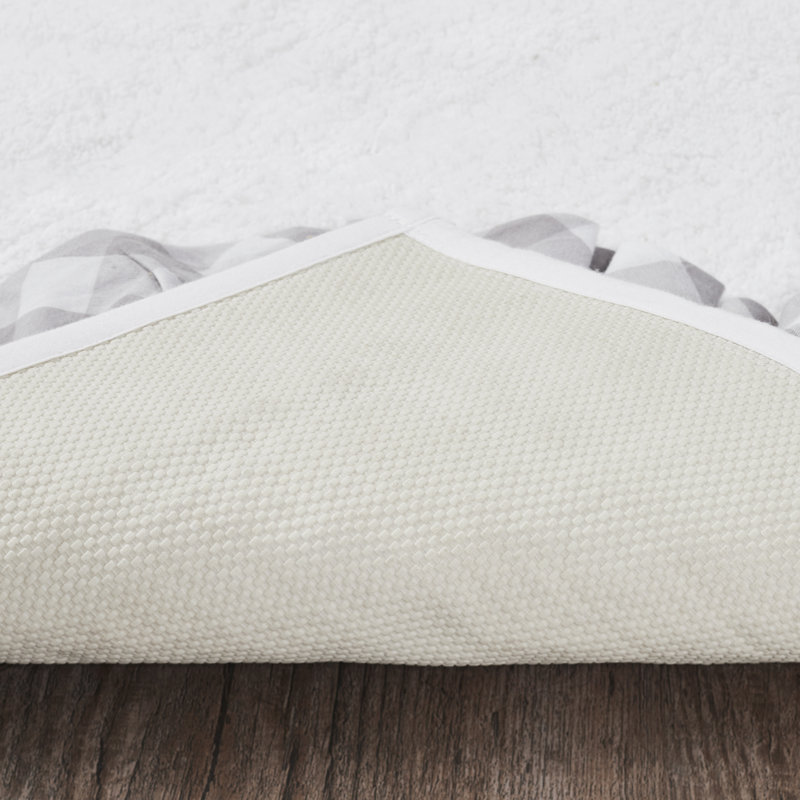 Tapis de bain Annie, L 27 po x L 48 po, Gris cendré