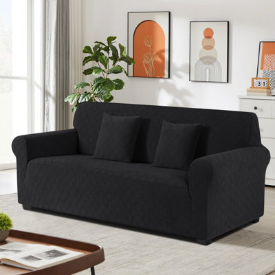 Housse de canapé 1 pièce 3 pièces avec housse de coussin en jacquard extensible 3 pièces