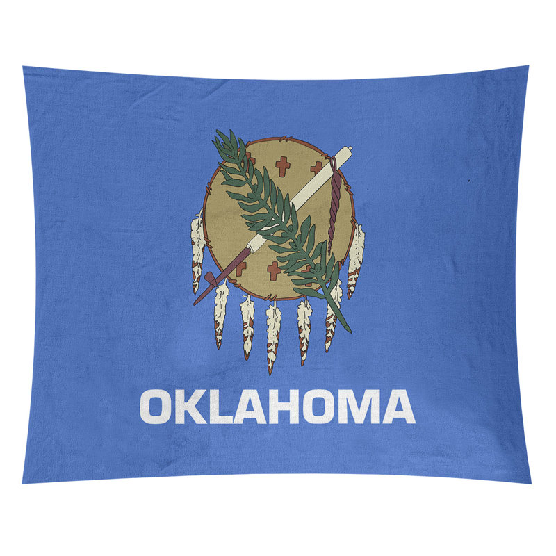 Tapisserie drapeau oklahoma Enrik, H 27,5 po x l 37,5 po, Intérieur / extérieur