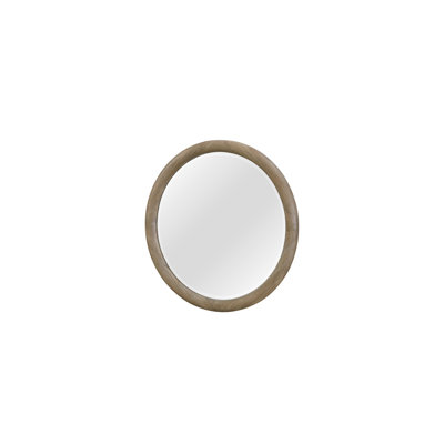 Miroir rond English Oak