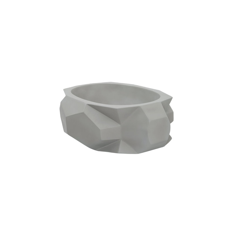 Barclay Kyan 20'' Concrete Specialty Bathroom Sink, Light Gray