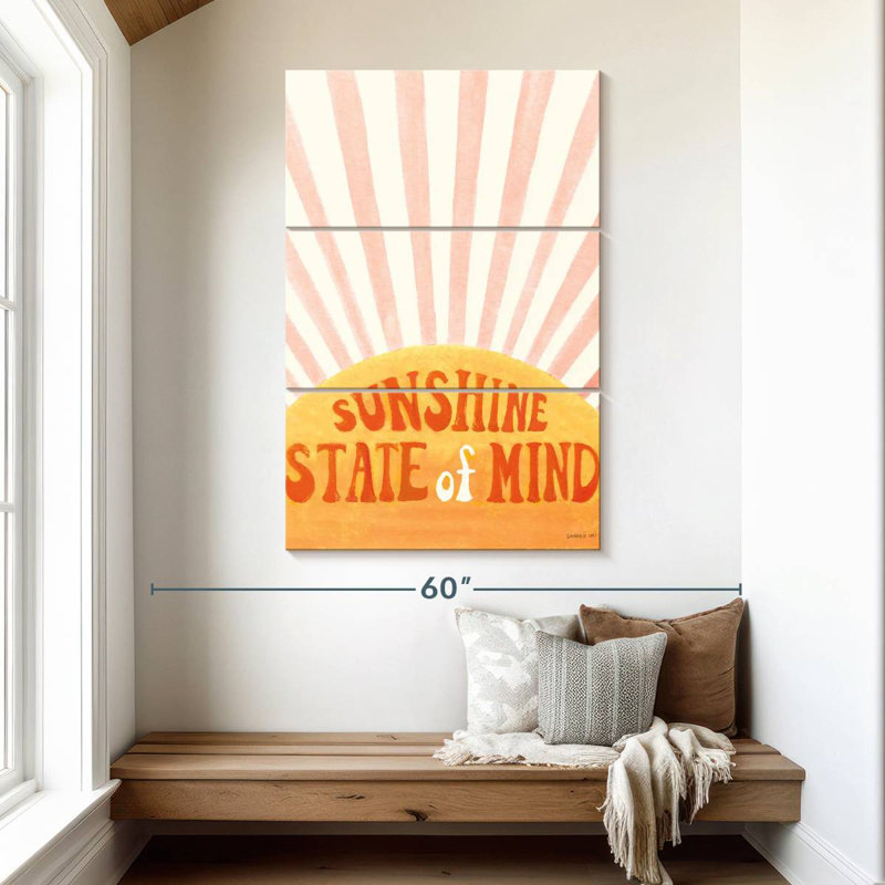Tergel Sunshine Mind, 50" H x 32" W