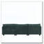 Canapé 3 places en tissu chenille profond-1689838326