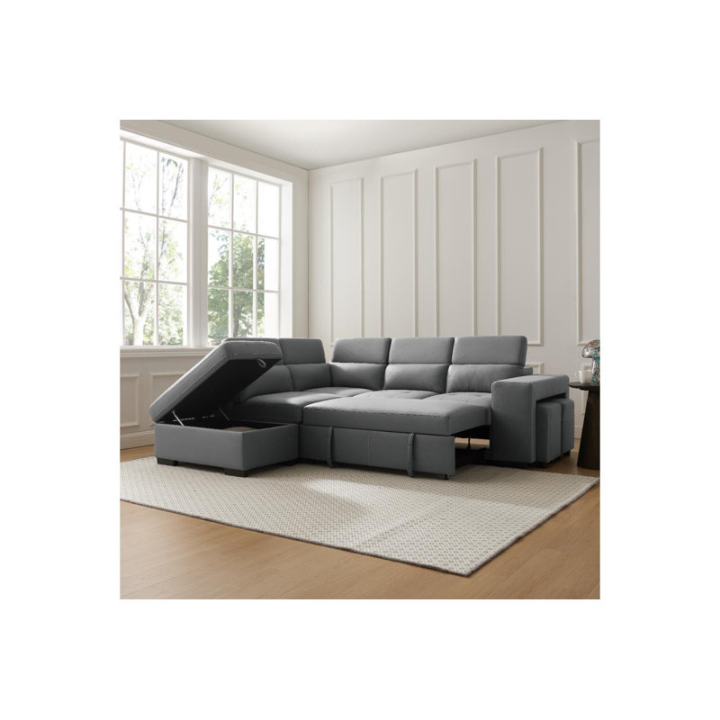 Honeycutt 5 Seater Sofa & Chaise, Left Hand Facing