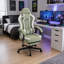Fauteuil de jeu de course et de course réglable, inclinable et ergonomique en similicuir-577848957