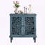 Commode d'appoint rétro à motif floral symétrique