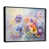 Black Floater Framed