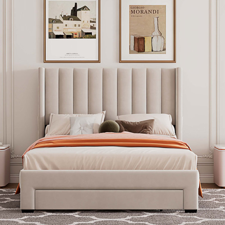 Kenlii Tufted Storage Panel Bed