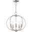Lustre en forme de globe à 5 lumières de style bougie Remer-710996460