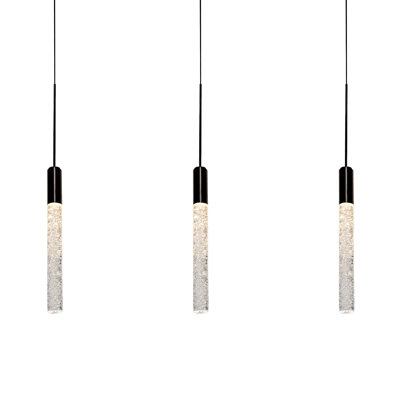 Luminaire suspendu cylindrique à DEL 3 lumières Magic
