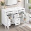 Ensemble de meuble-lavabo avec 4 tiroirs 2 portes et tablettes réglables Highworth-2055598056