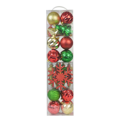 Ensemble d'ornement boule 40 pièces