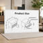 Table de chevet 22 po Mid-Century Modern-303675553
