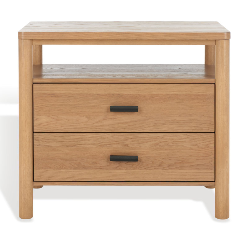 Kaplan Wood 29" Nightstand, Natural