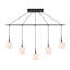 Luminaire suspendu linéaire pour îlot de cuisine 5 lumières Thiede-1746959264-1746191566